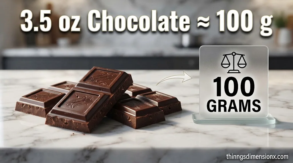 A 3.5 oz Chocolate Bar