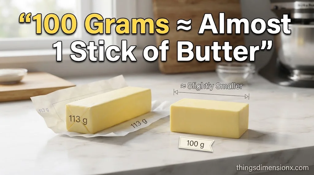 A Little Less Than One Stick of Butter