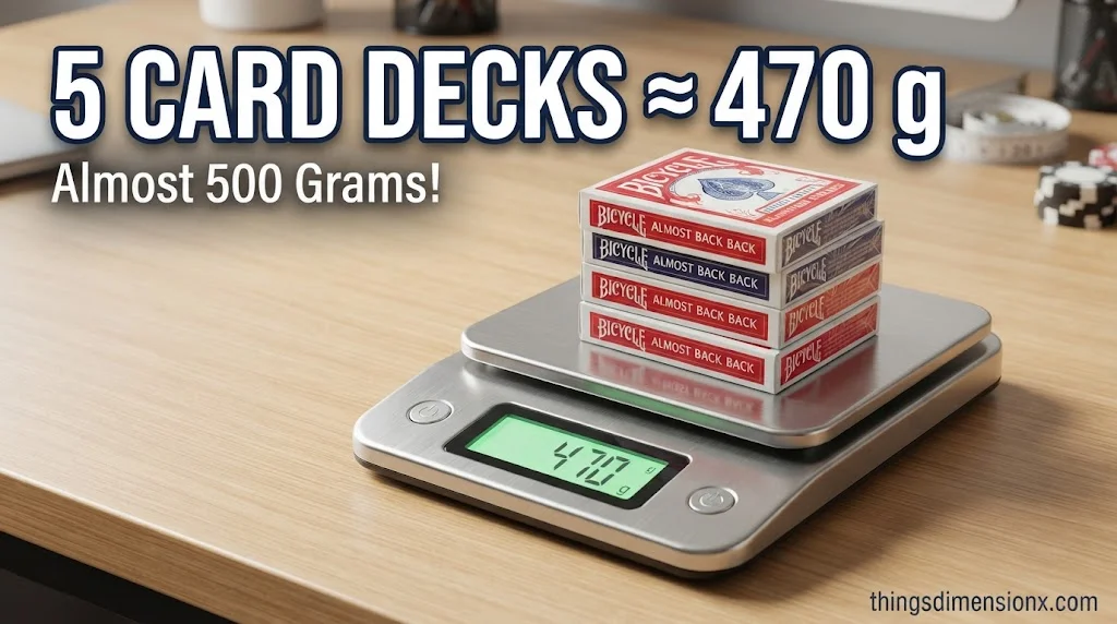 Five Decks of Playing Cards