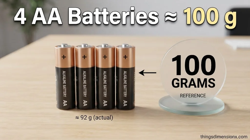 Four AA Batteries