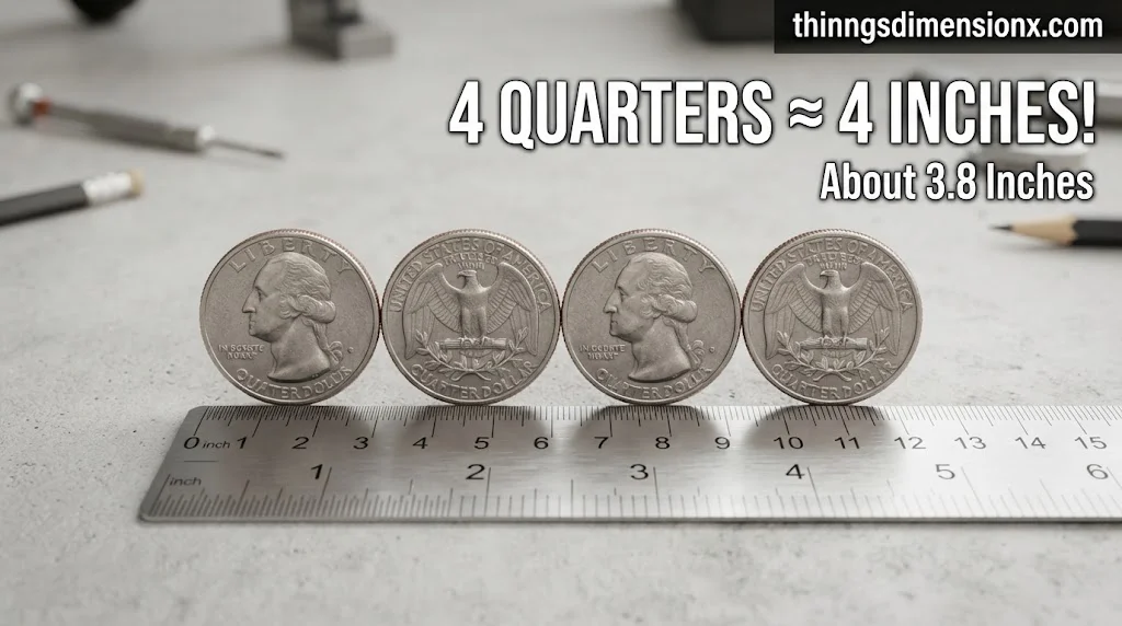 Four US Quarters in a Row