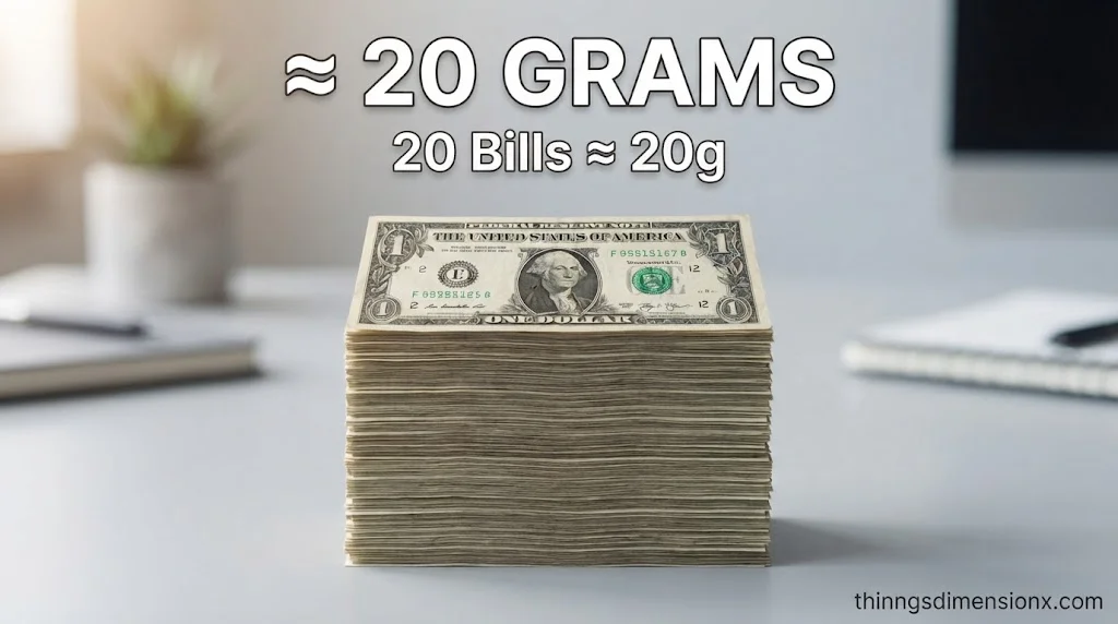 Twenty US Dollar Bills