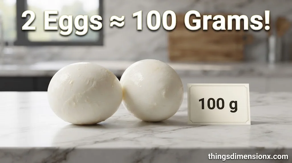 Two Boiled Large Eggs