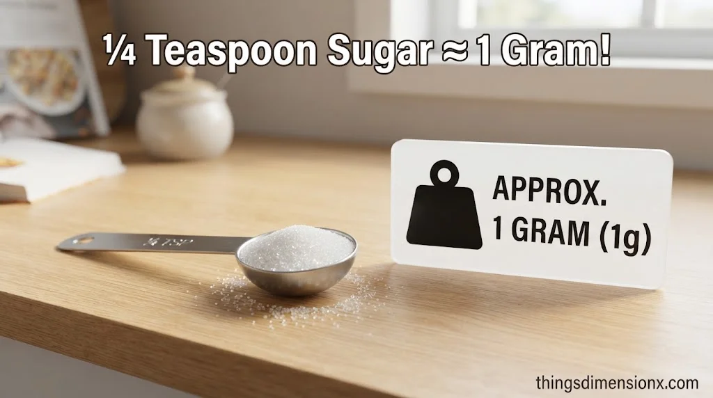 ¼ Teaspoon of Sugar