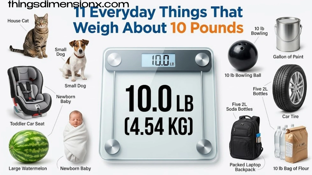 How Heavy Is 10 Pounds? 11 Everyday Items That Weigh About 10 Lbs
