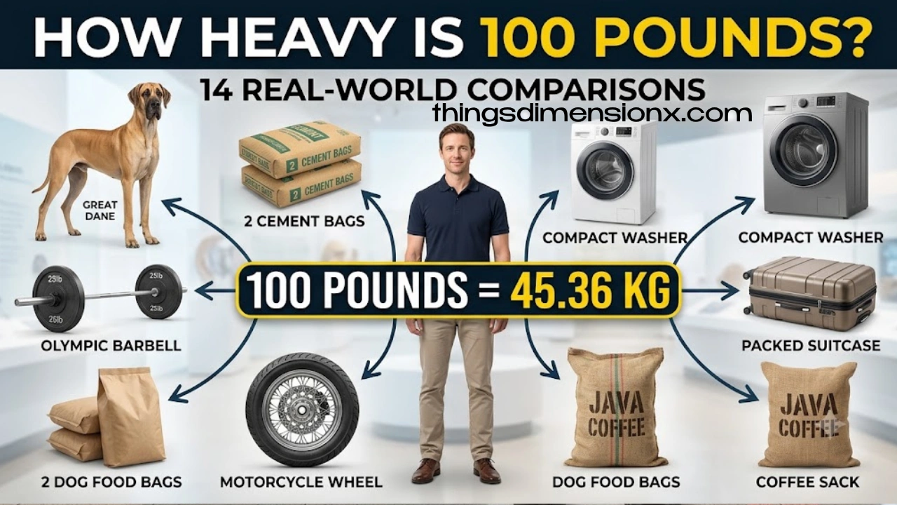 How Heavy Is 100 Pounds? 14 Everyday Items That Weigh About 100 Lbs