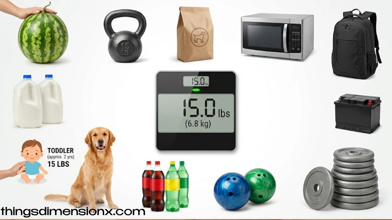 How Heavy Is 15 Pounds? 12 Everyday Items That Weigh About 15 Lbs