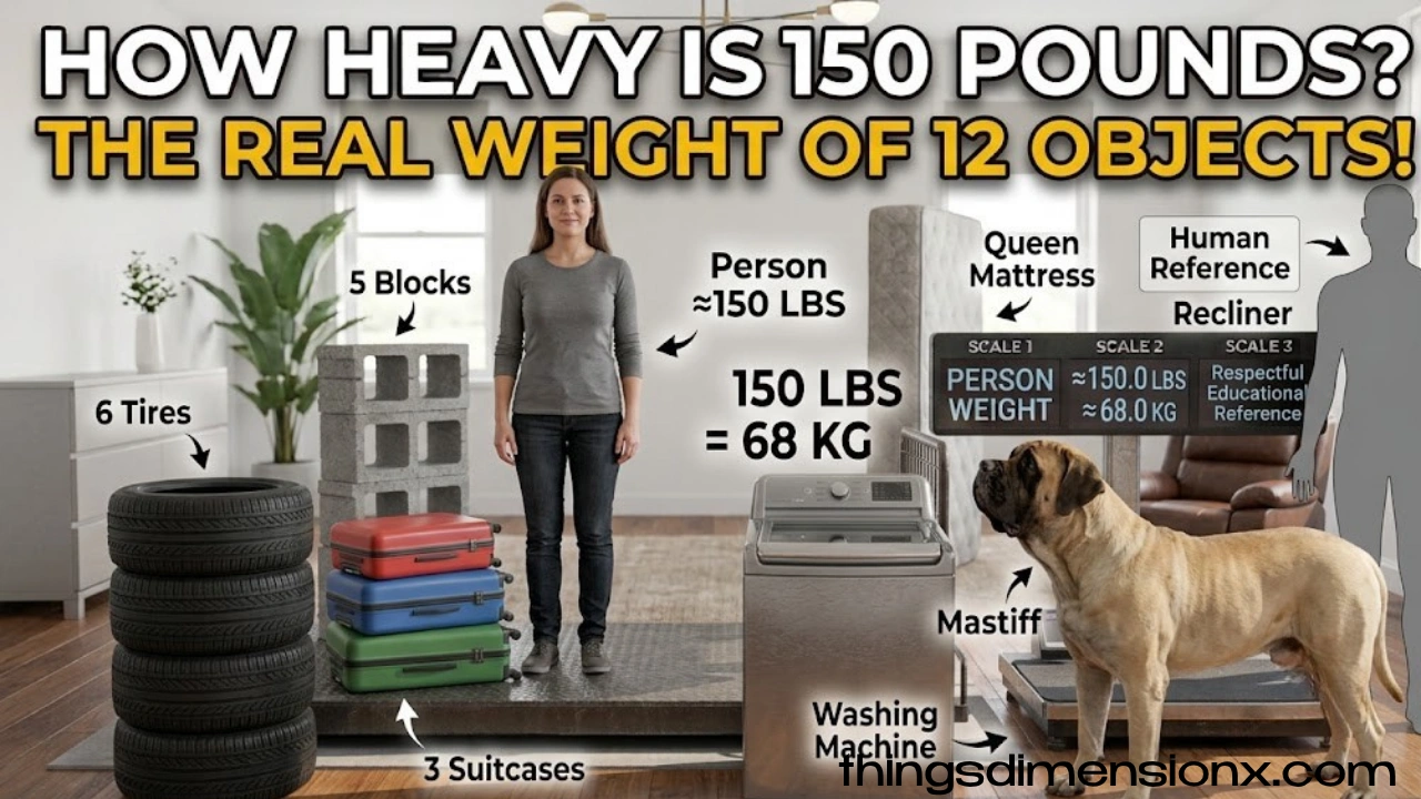 How Heavy Is 150 Pounds? 12 Everyday Things That Weigh About 150 Lbs