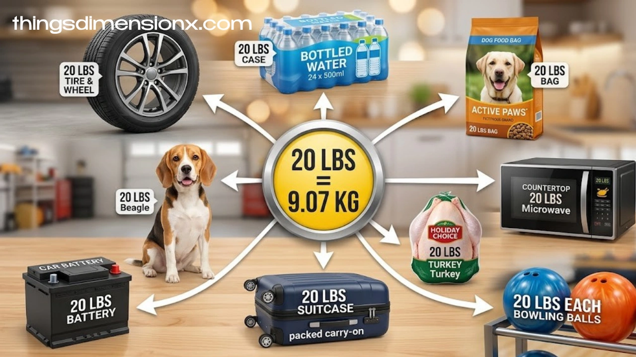 How Heavy Is 20 Pounds? 12 Everyday Items That Weigh About 20 Lbs