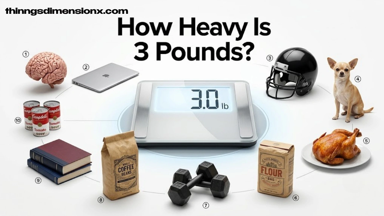 How Heavy Is 3 Pounds? 10 Everyday Items That Weigh About 3 Lbs
