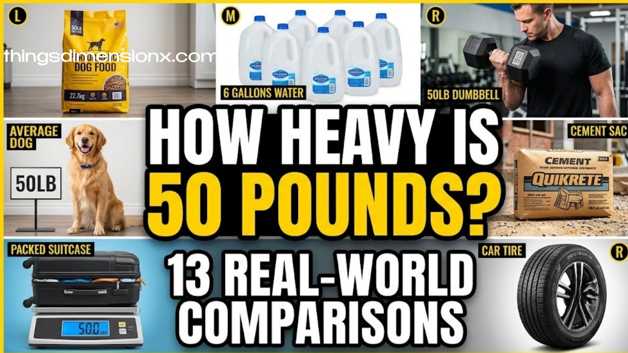 How Heavy Is 50 Pounds? 13 Everyday Items That Weigh About 50 Lbs