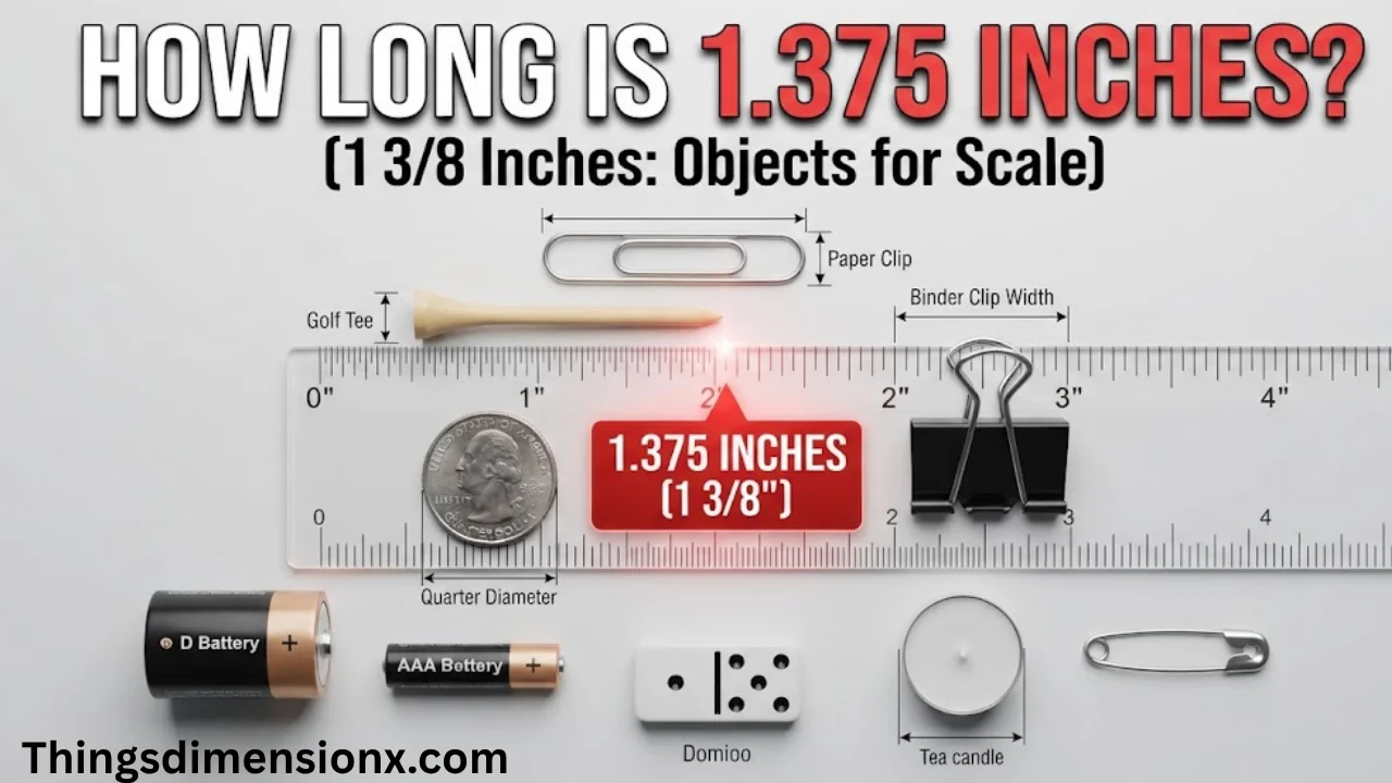 1.375 Inches Long: 10 Real-World Objects to Help You Visualize It