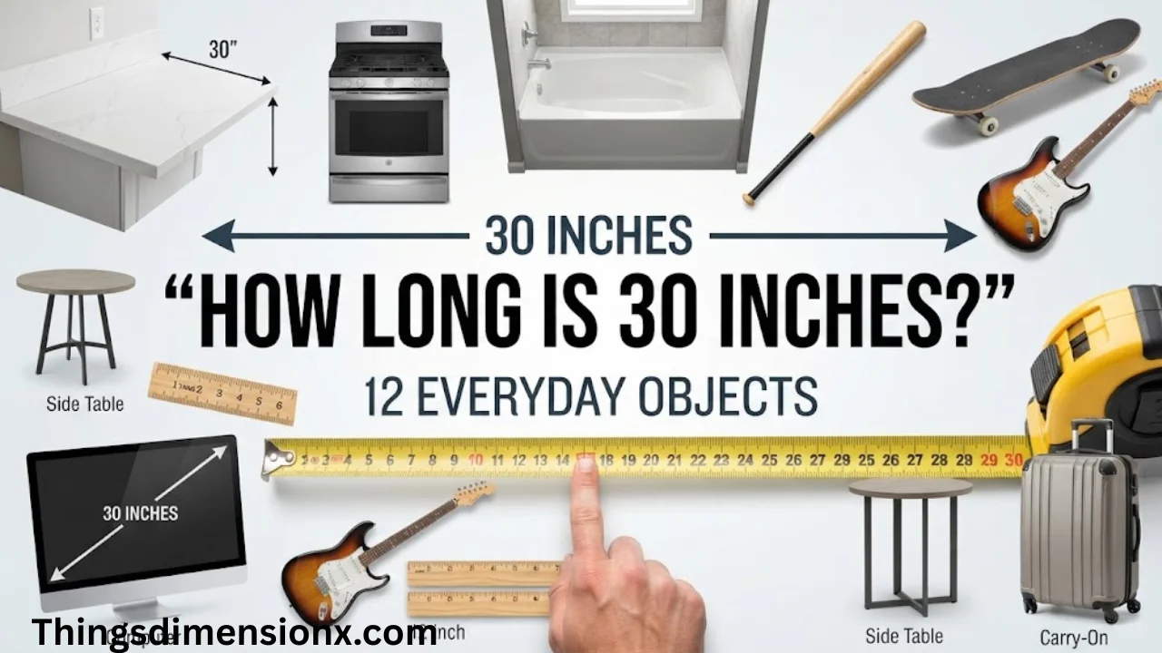 12 Everyday Objects That Are About 30 Inches Long