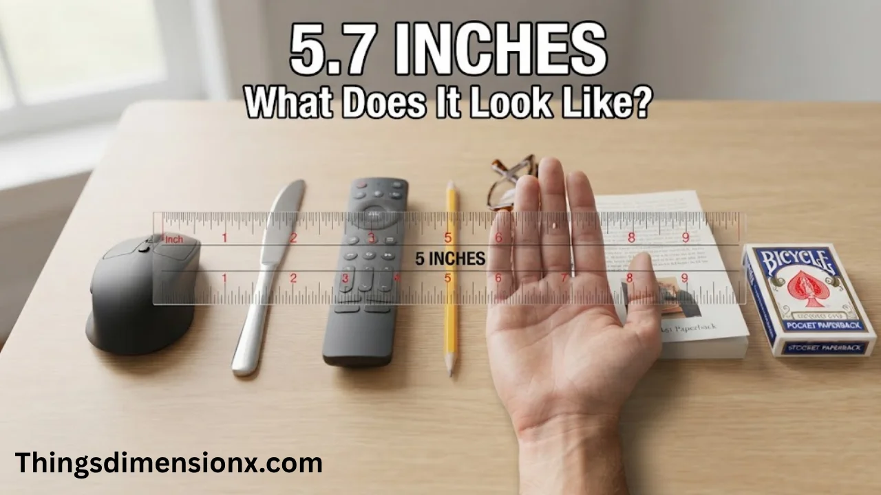 5.7 Inches Long: 13 Real-World Objects to Help You Visualize It