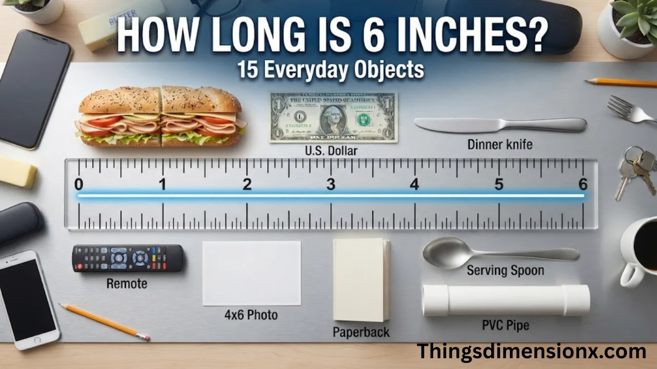 6 Inches Long: 15 Everyday Objects You Can Use to Visualize the Length