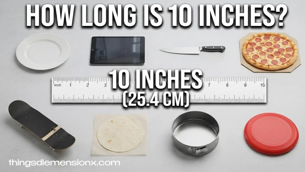 How Long Is 10 Inches? 15 Everyday Objects That Measure About 10 Inches