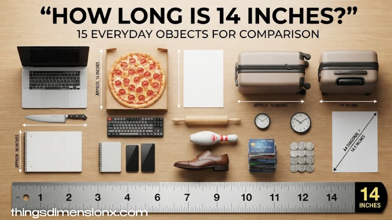 How Long Is 14 Inches? 15 Everyday Objects That Measure About 14 Inches