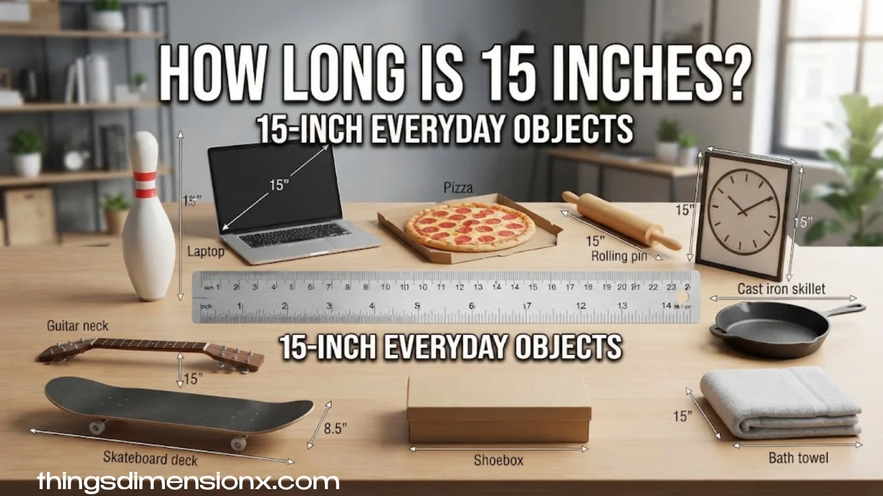 How Long Is 15 Inches? 15 Everyday Objects That Are About 15 Inches Long