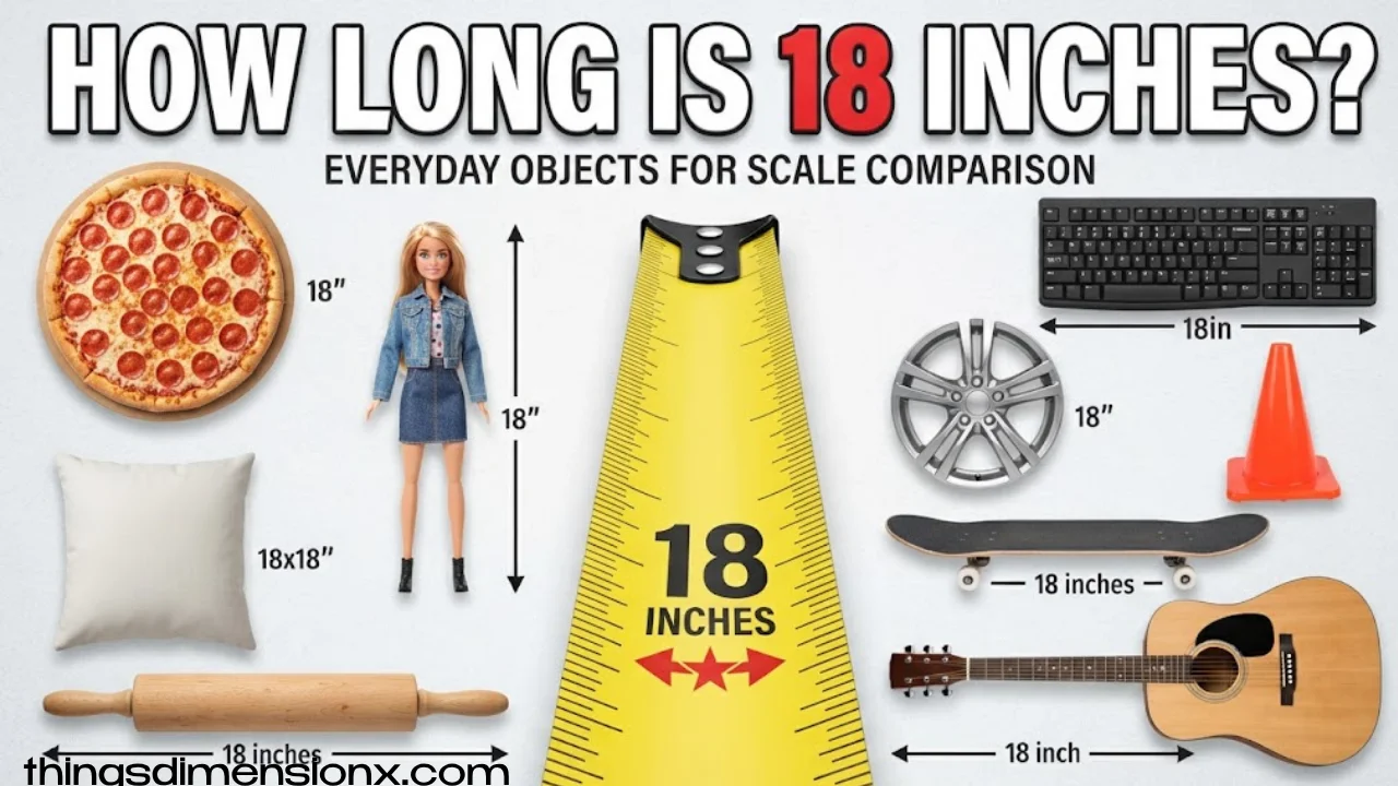 How Long Is 18 Inches? 16 Everyday Objects That Are About 18 Inches Long