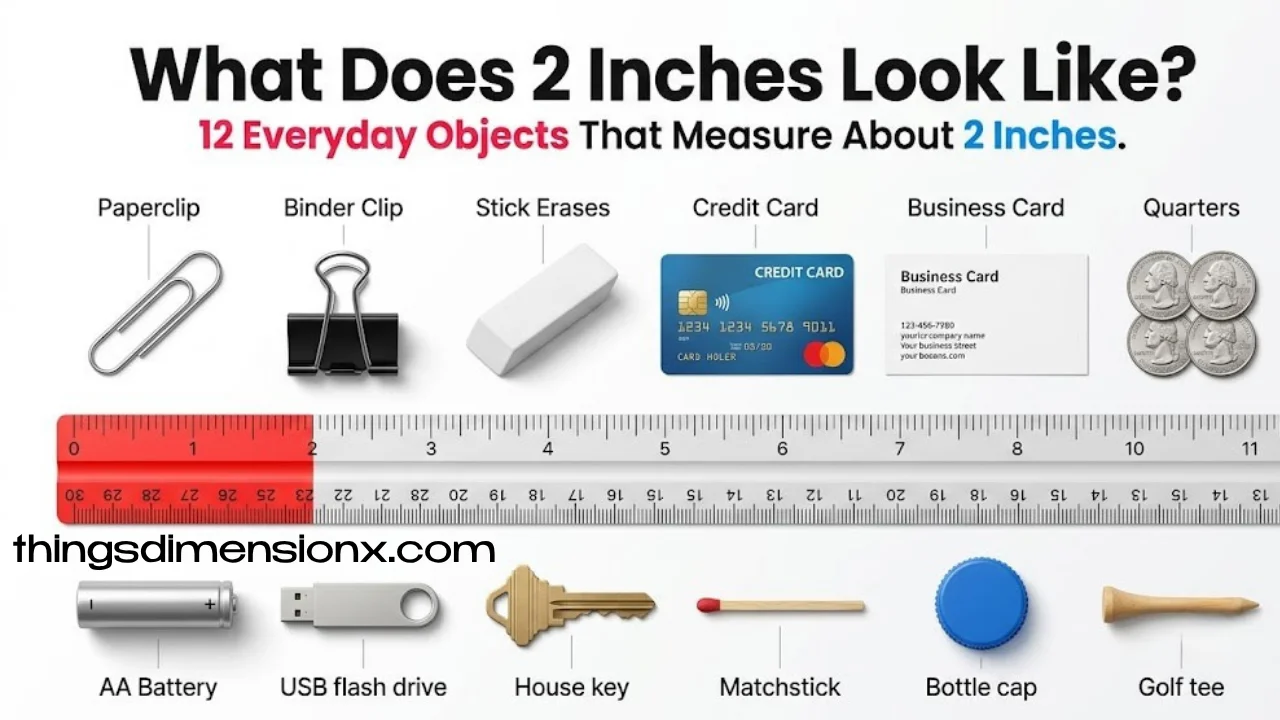 How Long Is 2 Inches? 12 Everyday Objects That Measure About 2 Inches