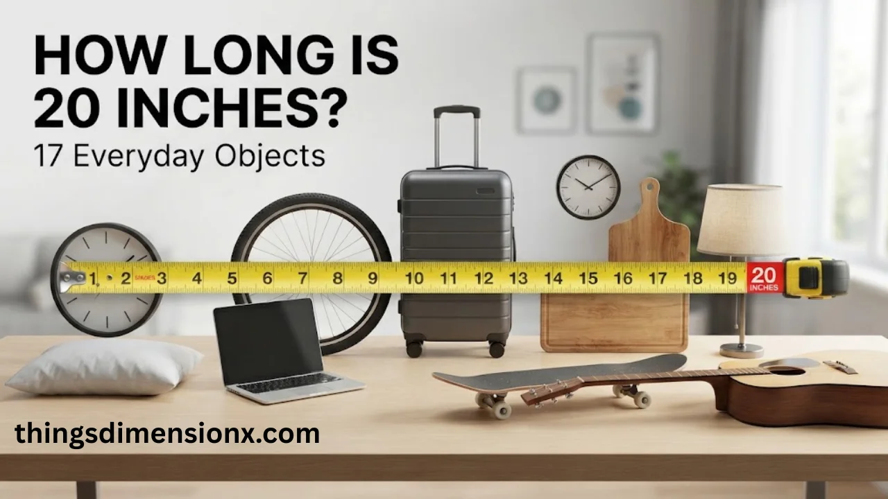 How Long Is 20 Inches? 17 Everyday Objects That Are About 20 Inches Long