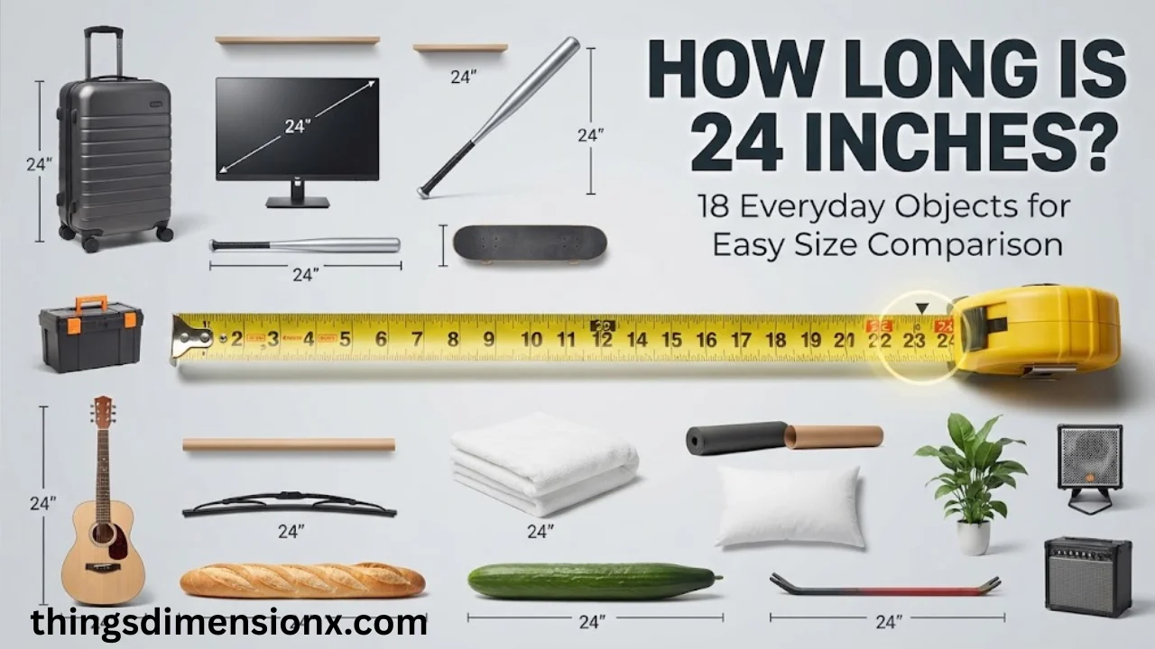 How Long Is 24 Inches? 18 Everyday Objects That Are About 24 Inches Long
