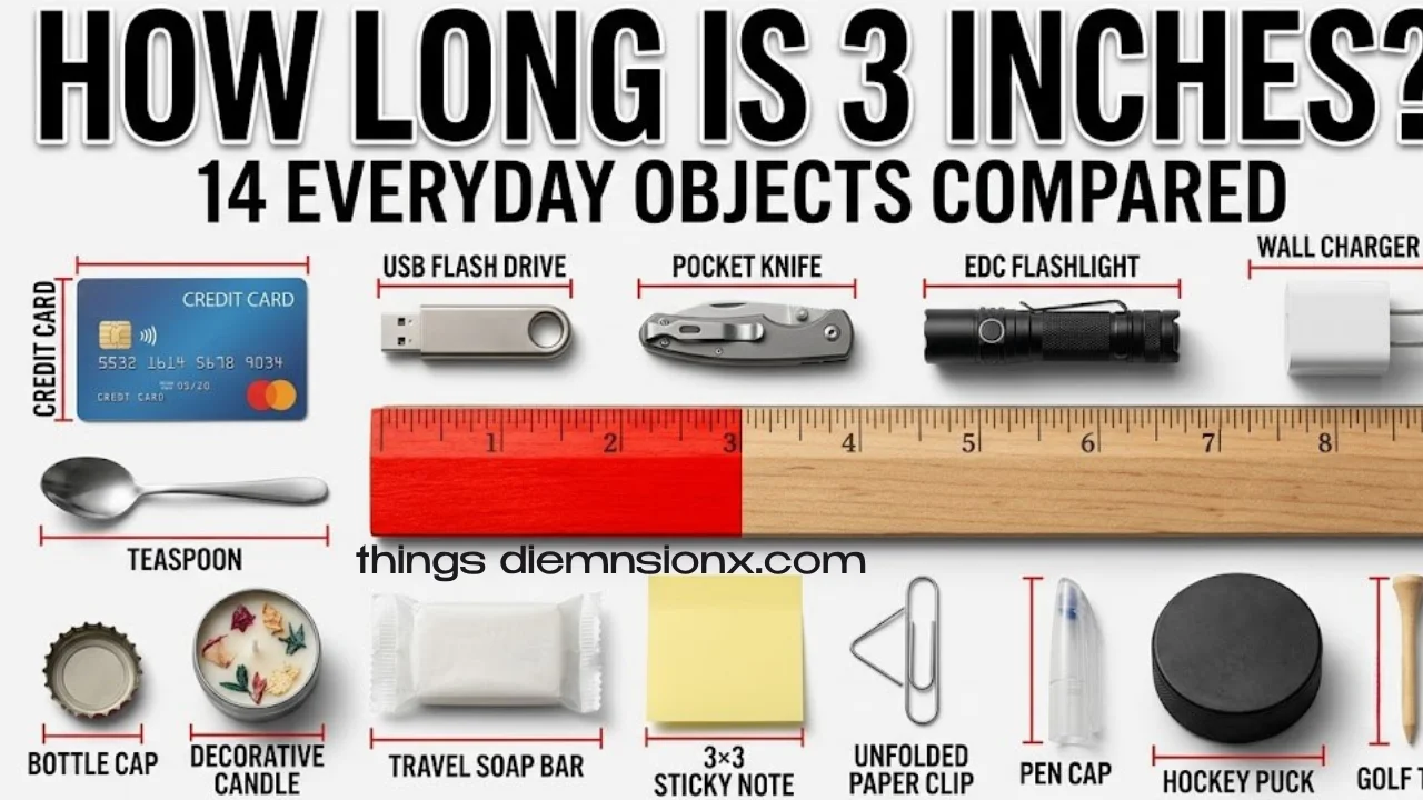 How Long Is 3 Inches? 14 Everyday Objects That Measure About 3 Inches
