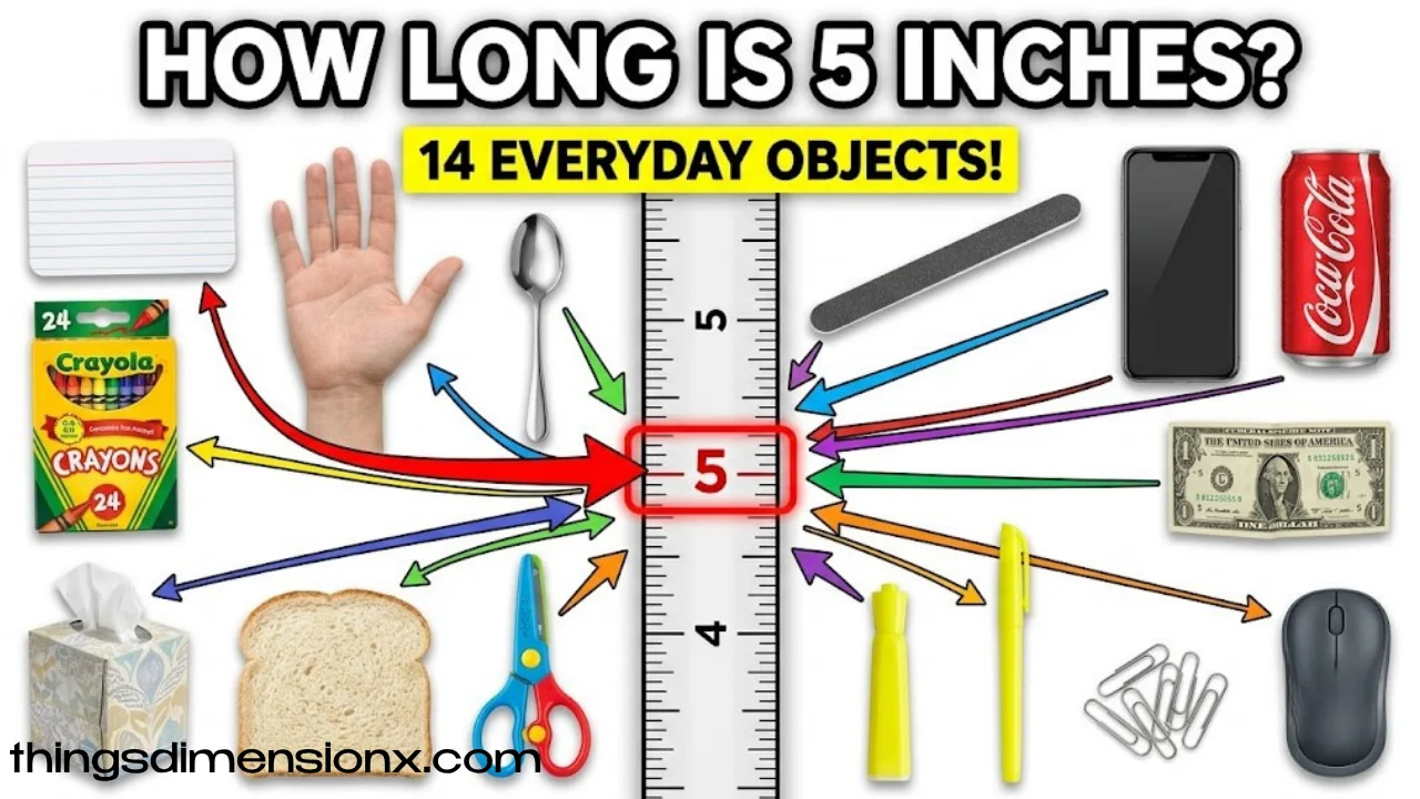 How Long Is 5 Inches? 14 Everyday Objects That Measure About 5 Inches