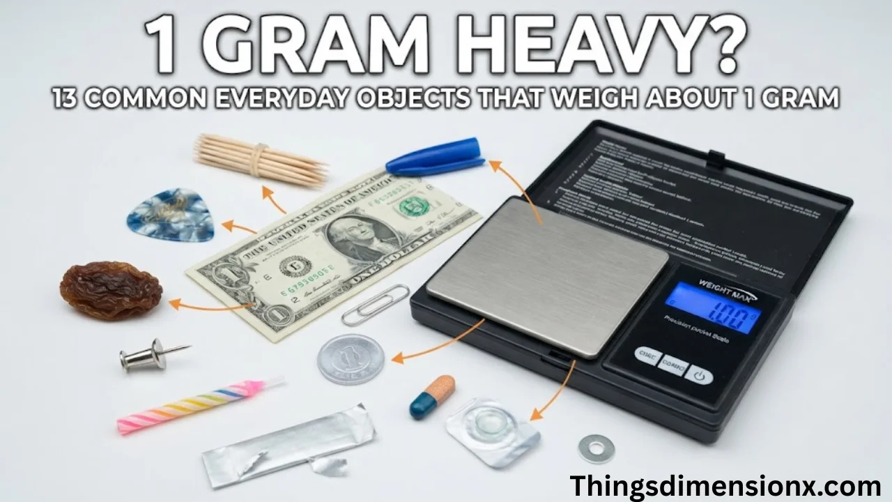 1 Gram Heavy? 13 Common Everyday Objects That Weigh About 1 Gram