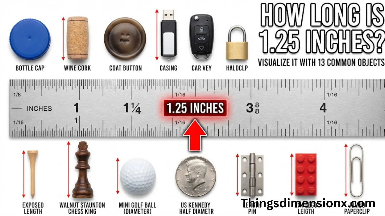 1.25 Inches Long: 13 Real-World Objects to Help You Visualize It