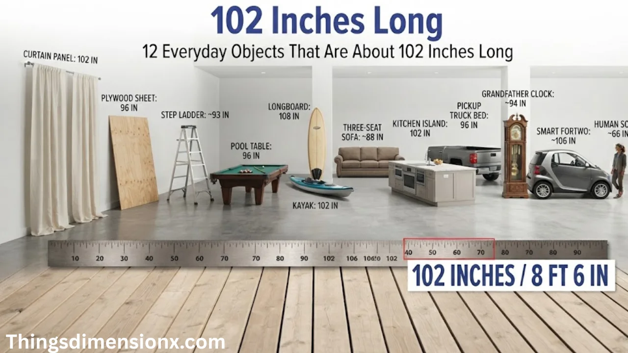 102 inches long
