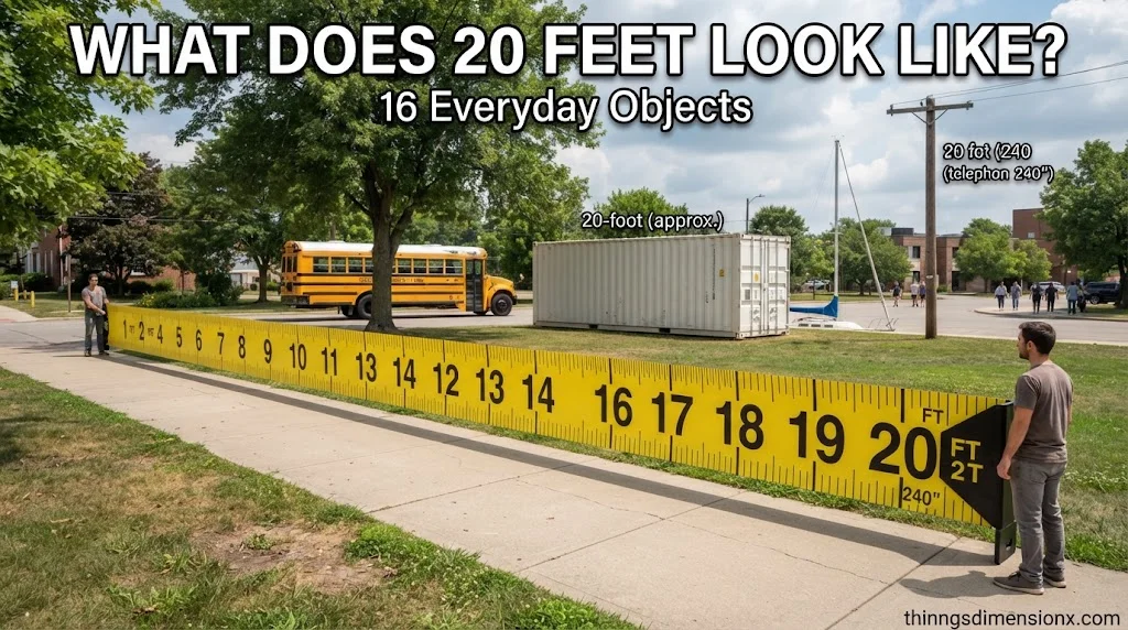 20 Feet Long? 16 Everyday Objects That Are About 20 Feet Long