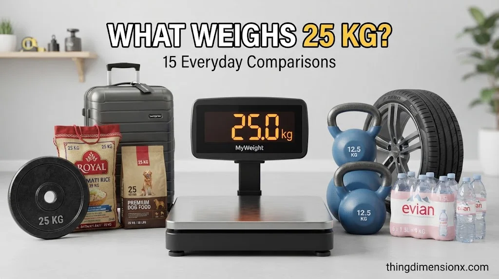 25 Kg Heavy? 15 Everyday Objects That Weigh About 25 Kilograms