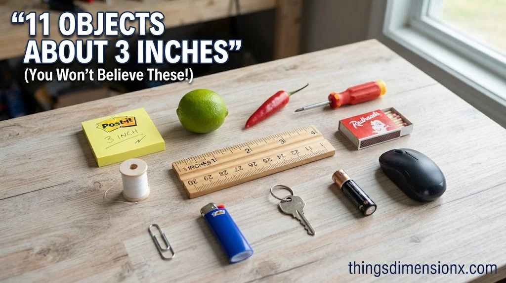 3 Inches Long? 11 Everyday Objects That Are About 3 Inches Long