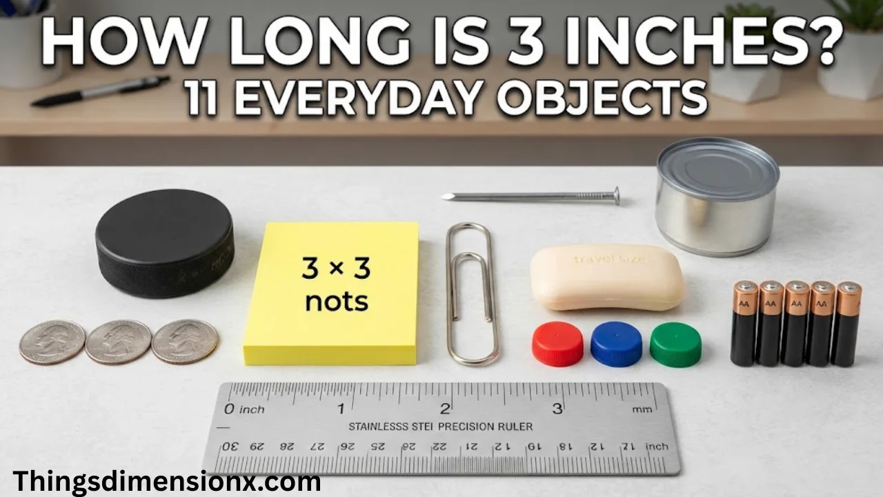 3 Inches Long: 11 Everyday Objects That Are About 3 Inches Long