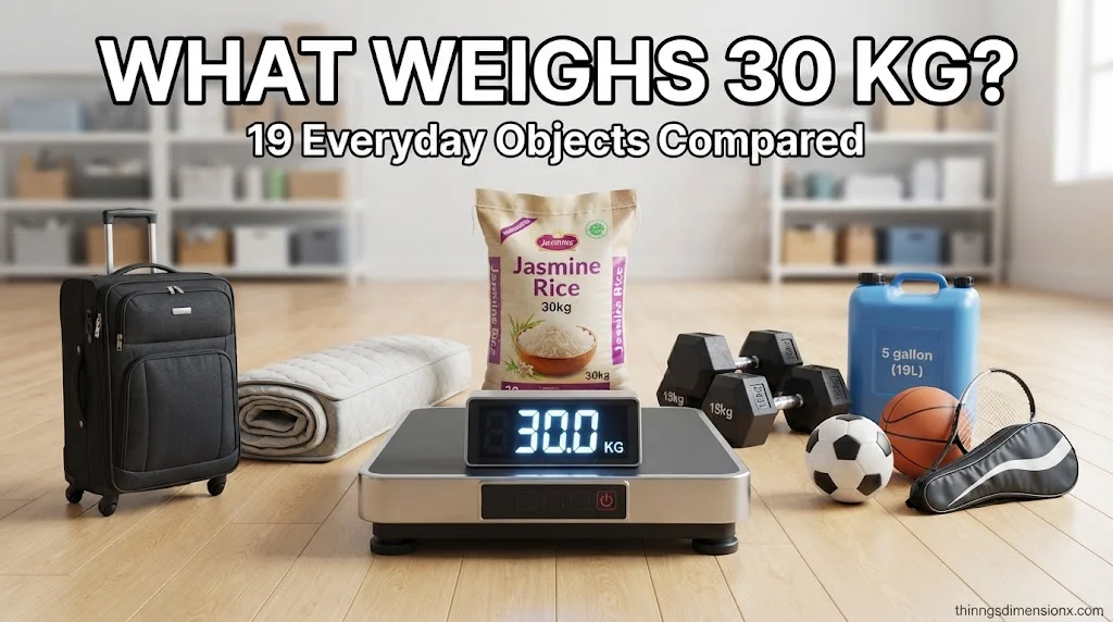 30 Kg Heavy? 19 Everyday Objects That Weigh About 30 Kilograms