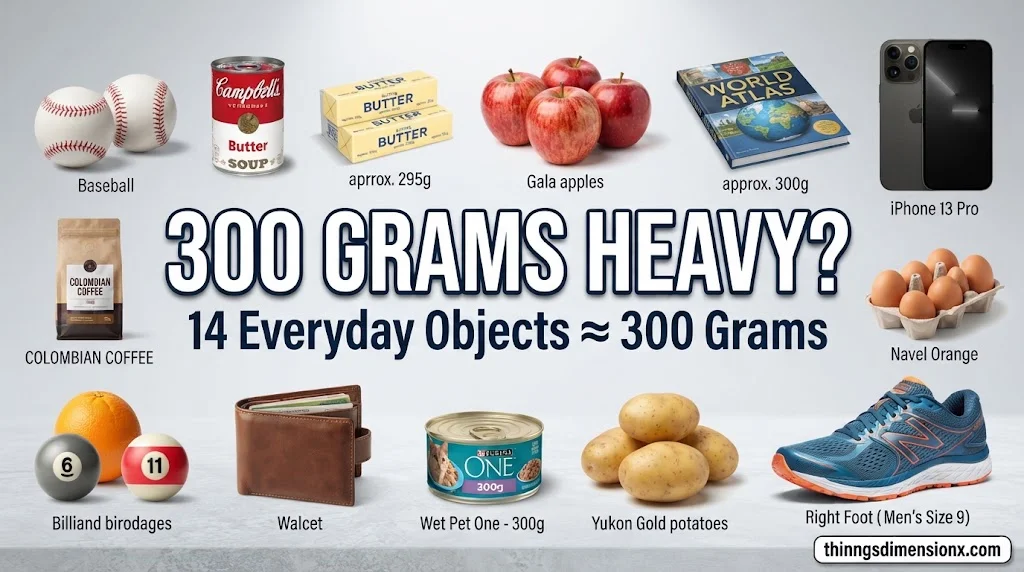 300 Grams Heavy? 14 Everyday Objects That Weigh About 300 Grams