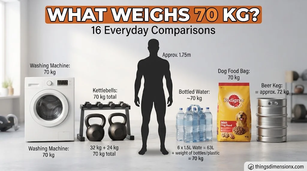 70 Kg Heavy? 16 Everyday Objects That Weigh About 70 Kilograms