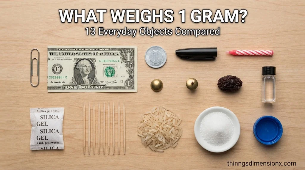 1 Gram Heavy? 13 Common Everyday Objects That Weigh About 1 Gram