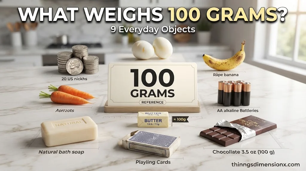 100 Grams Heavy? 9 Everyday Objects That Weigh About 100 Grams