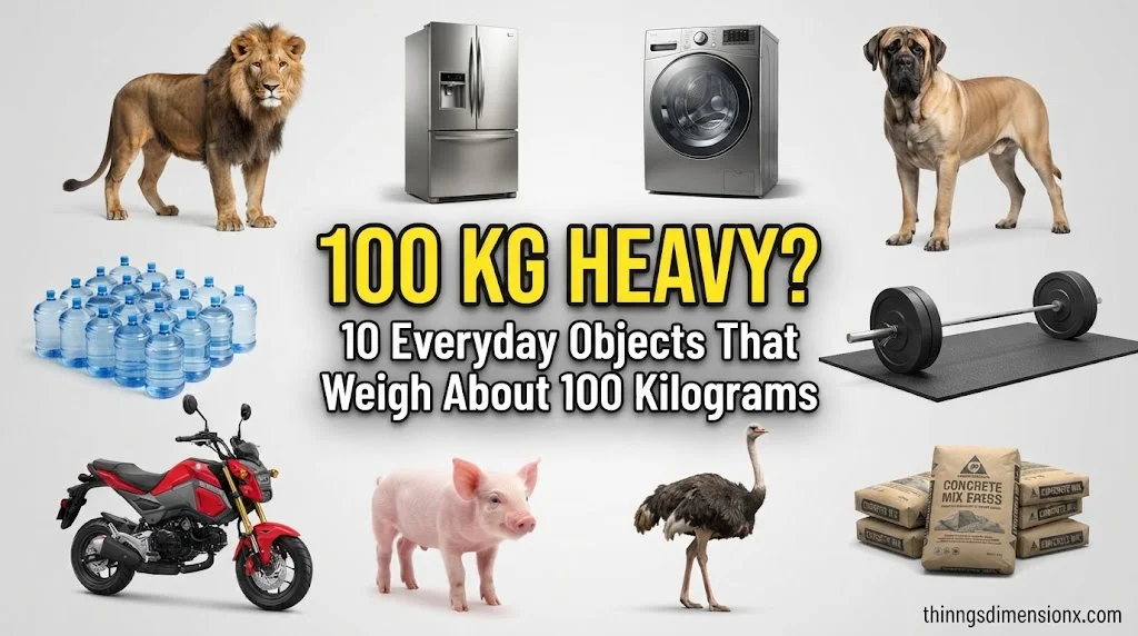 100 Kg Heavy? 10 Everyday Objects That Weigh About 100 Kilograms