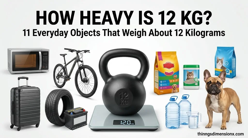 12 Kg Heavy? 11 Everyday Objects That Weigh About 12 Kilograms