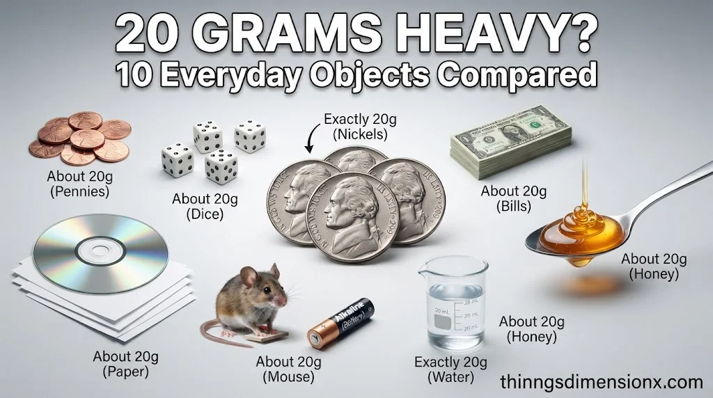 20 Grams Heavy? 10 Common Everyday Objects That Weigh About 20 Grams