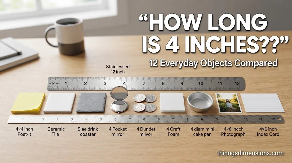 4 Inches Long? 12 Everyday Objects That Are About 4 Inches Long